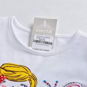 img 3 attached to 👗 VIKITA Embroidery Cotton Sleeve LH5740 Girls' Clothing: Stylish Dresses with Intricate Embroidery