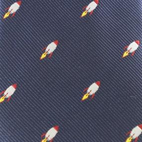 img 1 attached to MENDEPOT Airplanes Necktie Aircraft Aviation Men's Accessories