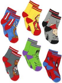 img 3 attached to Spider-Man Super Hero Adventures Toddler Boys 6-Pack Crew Socks
