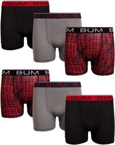 img 4 attached to 🩲 B.U.M. Equipment Boys' Performance Boxer Briefs - 6 Pack (Sizes 8-18)