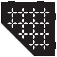 🚿 пятиугольная полка schlüter systems в матовом черном цвете с цветочным дизайном - ses2d5mgs - аксессуар для душа kerdi-line логотип