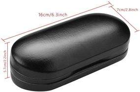 img 3 attached to 👓 Versatile and Compact 2 in 1 Double Sided Glasses and Contact Lens Case (Black)