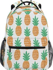 img 4 attached to 🍍 Pineapple Qilmy School Backpack - Optimized Backpacks for students