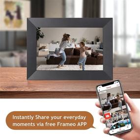 img 3 attached to 📸 Enhance Your Memories with the LOVCUBE 8-inch WiFi Digital Picture Frame: HD Touch Screen, Auto-Rotate, App Connectivity for Sharing Photos & Videos Anytime, Anywhere