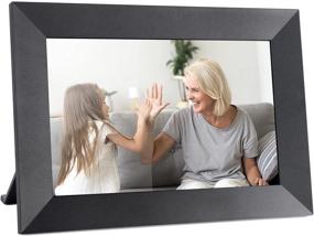 img 4 attached to 📸 Enhance Your Memories with the LOVCUBE 8-inch WiFi Digital Picture Frame: HD Touch Screen, Auto-Rotate, App Connectivity for Sharing Photos & Videos Anytime, Anywhere