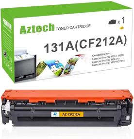 img 4 attached to 🖨️ High-Quality Aztech Compatible Toner Cartridge - HP 131X 131A CF212A Replacement for HP Pro 200 Color M251nw M251n MFP M276nw M276n Printer Ink - Yellow, 1-Pack