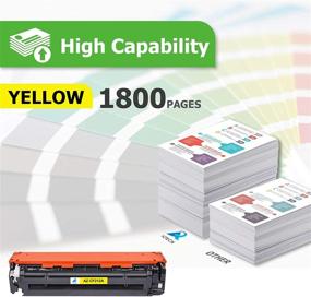 img 3 attached to 🖨️ High-Quality Aztech Compatible Toner Cartridge - HP 131X 131A CF212A Replacement for HP Pro 200 Color M251nw M251n MFP M276nw M276n Printer Ink - Yellow, 1-Pack