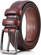 stylish mahogany men's belt by gallery seven: essential accessory for men's belts logo