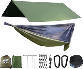 img 4 attached to Carabiners Lightweight Parachute Hammocks Backpacking