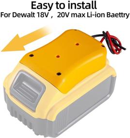 img 3 attached to 🔌 Enhanced Power Wheels Adaptor: Dewalt 20V Battery Dock Connector, 12 Gauge Robotics - Unleash Ultimate Performance!