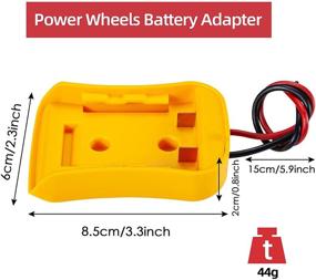 img 1 attached to 🔌 Enhanced Power Wheels Adaptor: Dewalt 20V Battery Dock Connector, 12 Gauge Robotics - Unleash Ultimate Performance!