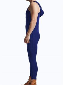 img 1 attached to 👕 Sleeveless Breathable Onesie Pajamas: All-in-One Comfort and Style