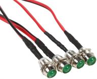 🚗 set of 4 green 12v led directional lamps for cars, vans, boats - indicator lights logo