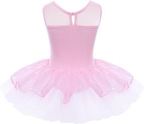 img 3 attached to 👗 YiZYiF Kids Girls' Sequin Ballet Dress with Chiffon Leotard - Dancewear Costume