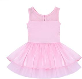 img 1 attached to 👗 YiZYiF Kids Girls' Sequin Ballet Dress with Chiffon Leotard - Dancewear Costume