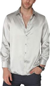 img 4 attached to 👔 VICALLED Wrinkle-Free Men's Clothing and Shirts: Luxury Casual Sleeve