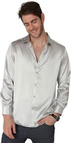 img 3 attached to 👔 VICALLED Wrinkle-Free Men's Clothing and Shirts: Luxury Casual Sleeve