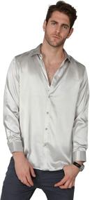 img 1 attached to 👔 VICALLED Wrinkle-Free Men's Clothing and Shirts: Luxury Casual Sleeve