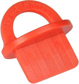 img 4 attached to Myard DJS3.2 1/8 Inches Deck Board Jig Spacer Rings: Perfect Decking Tool for Pressure Treated, Composite, PVC, Plank, and Hardwood Decking (Red, 20-Pack)