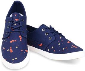 img 1 attached to Bold and Stylish Hipster Mens Swag Splatter Shoe - Trendy Men's Shoes