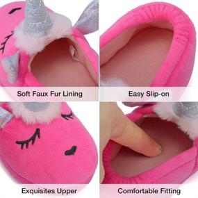 img 1 attached to Seannel Cartoon Slippers Toddler Outdoor U821MTT001 Shark 27 Boys' Shoes ~ Slippers