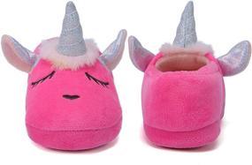 img 3 attached to Seannel Cartoon Slippers Toddler Outdoor U821MTT001 Shark 27 Boys' Shoes ~ Slippers