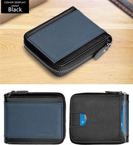 img 3 attached to 👛 Premium Bifold Leather Wallet with Black2019 Design - Men's Accessory in Wallets, Card Cases & Money Organizers