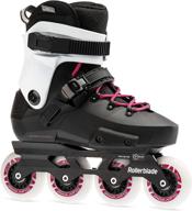 🔥 high performance rollerblade twister edge women's adult fitness inline skate in black and magenta: experience the ultimate inline skating experience! logo