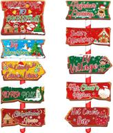 christmas directional welcome cutouts sign decoration logo