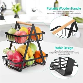 img 3 attached to Efficient URESMAT Detachable Kitchen Organizer for Organizing Vegetables