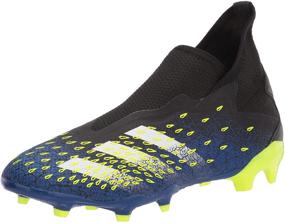 img 4 attached to Adidas Predator Laceless Ground Unisex Adult Men's Shoes for Athletic