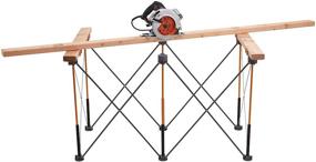 img 2 attached to 🪜 Bora Centipede CK6S: Versatile 2x4 Feet Work Stand and Portable Table with Folding Steel Legs