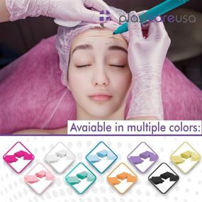 img 1 attached to Высококачественные влагозащитные одноразовые стоматологические салфетки розового цвета для татуировок и пирсинга, размером 13 x 18 - набор из 125 штук
