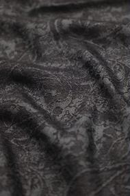 img 1 attached to Achillea Vintage Jacquard Pashmina Charcoal Women's Accessories