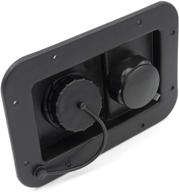 🚐 rv camper city/gravity water hatch: durable black plastic check valve included (pn 94223) logo