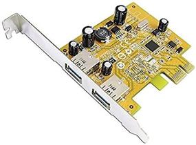 img 3 attached to Sunix 2 порта PCI USB2302 желтый