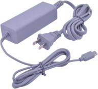 🔌 wii u ac adapter by runflory (tm): reliable power supply for nintendo wii u gamepad remote controller logo