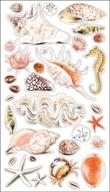 sticko 58 seashells and sand stickers (6-pack) logo