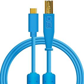 img 4 attached to 🔊 Повысьте качество звука с помощью кабелей Chroma: кабель USB-C на USB-B с резистором 56K (голубой)