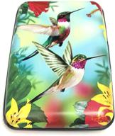 🐦 fig design group hummingbirds with flower rfid secure wallet: ultimate theft protection for credit cards logo