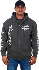 img 3 attached to Stylish Jh Design Ford Mustang Hoodies for 🧥 Men in 5 Styles - Pullovers & Full Zip Up