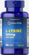 puritans pride l lysine mg 100 capsules logo