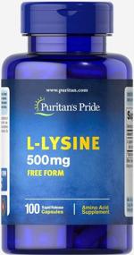 img 1 attached to Puritans Pride L Lysine Mg 100 Capsules