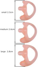 img 2 attached to 🌸 KS K-STORM Soft Silicone Ear Insert Earmold for Two Way Radios - Carnation, 2 Pair Medium