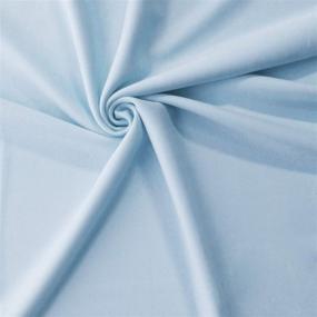 img 3 attached to 👶 Gender-Neutral Blue Microfiber Ruffled Porta/Mini-Crib Skirt by American Baby Company - Ultra Soft for Optimal Comfort