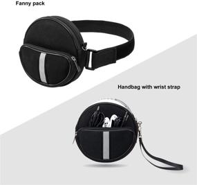 img 3 attached to 🎧 Waterproof Portable CD Player Case with Wristlet Hand Strap - Compatible with HOTT, Gueray, NAVISKAUTO, Jinhoo, Jensen, Monodeal & More (6.5 inch) Fanny Pack