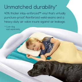 img 1 attached to 🛏️ Hiccapop Inflatable Toddler Portable Mattress: Convenient & Comfortable Kids' Bed for Home