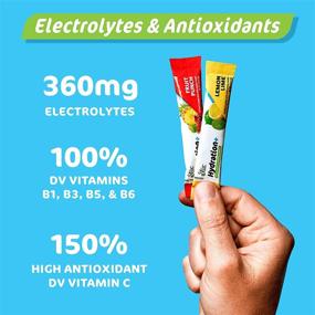 img 2 attached to 💦 Stur Electrolyte Hydration Powder: High Antioxidants, B Vitamins, Sugar Free, Non-GMO – Daily Hydration, Workout Recovery, Wellness & More – Naturally Delicious! (Variety, 32 Packets)