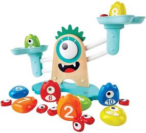 img 3 attached to 📏 Hape Math Monster Scale STEAM Toy, Dimensions: L 15" x W 7.1" x H 5.6