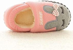 img 3 attached to 🐾 Q Plus Animal Memory Slippers – Perfect Toddler Boys' Shoes for Comfort and Style